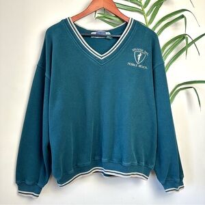 Vintage Pebble Beach Spanish Bay VNeck Sweater